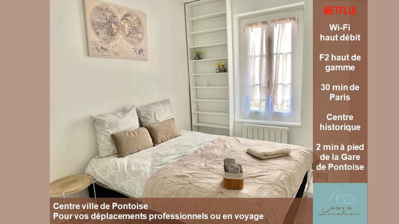 F2 Haut De Gamme Avec Vue Sur Notre Dame Pontoise Zewnętrze zdjęcie